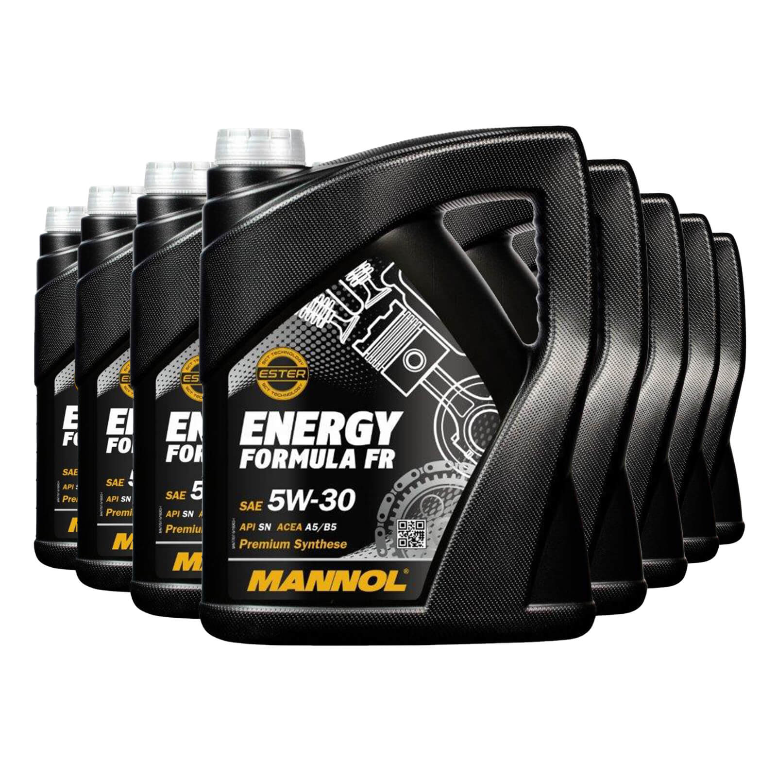 40 Liter (8x5) MANNOL Energy Formula FR 7707 5W-30 API SN ACEA A5/B5 Motoröl