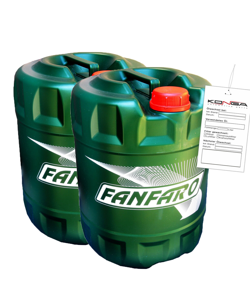 40 Liter (2x20)  FANFARO TRD-11 15W-40 GEO NKW Motoröl Motorenöl Schmierung