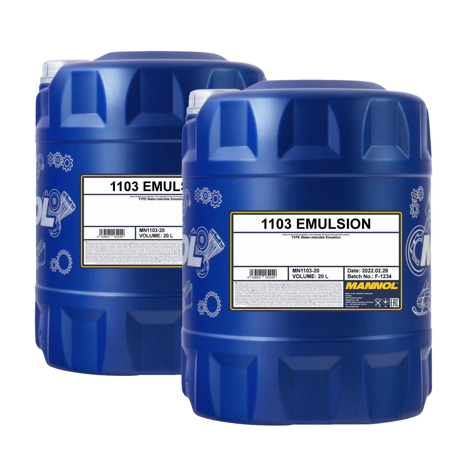 40 Liter MANNOL MN 1103 Emulsion Bohröl Schneidöl Drehöl Kühlschmiermittel CNC
