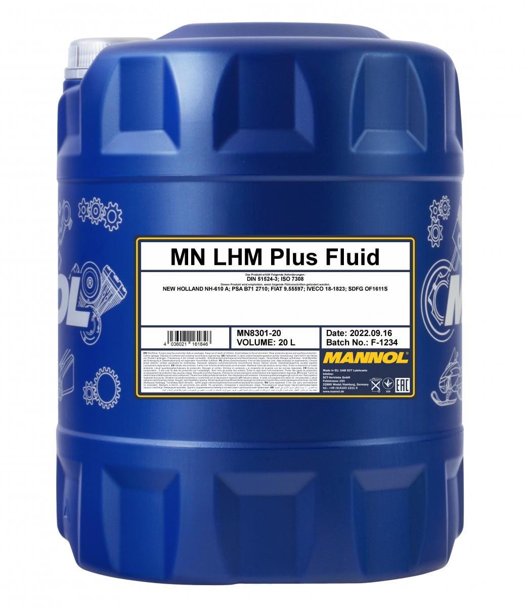 80 Liter MANNOL 8301 LHM+ Zentralhydrauliköl DIN 51524.3 PSA B712710  MB Fiat