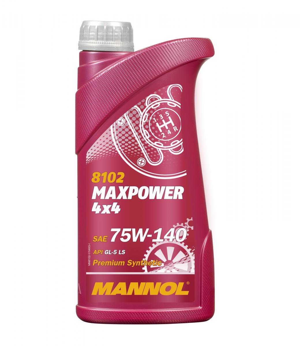 10 Liter (10x1) MANNOL Maxpower 4x4 75W-140 API GL 5 LS Getriebeöl 75W140