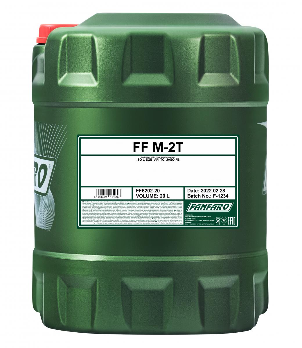 40 Liter (2x20) FANFARO M-2T 2-Takt-Motorenöl API TC Jaso FB Iso-L-EGB 