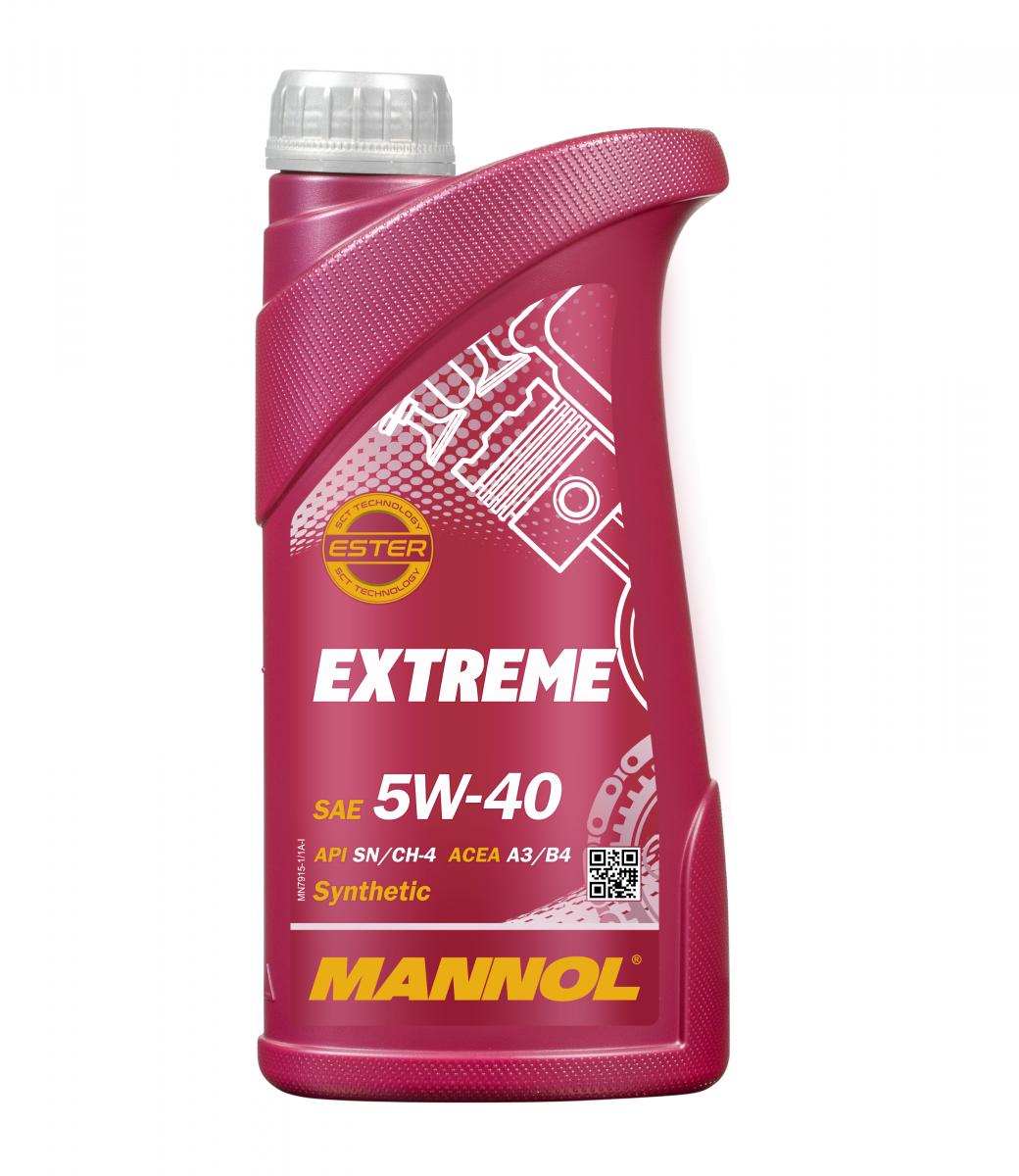 5 Liter (5x1) MANNOL Extreme 5W-40 API SN CH-4 Motoröl 5W40 4036021102542