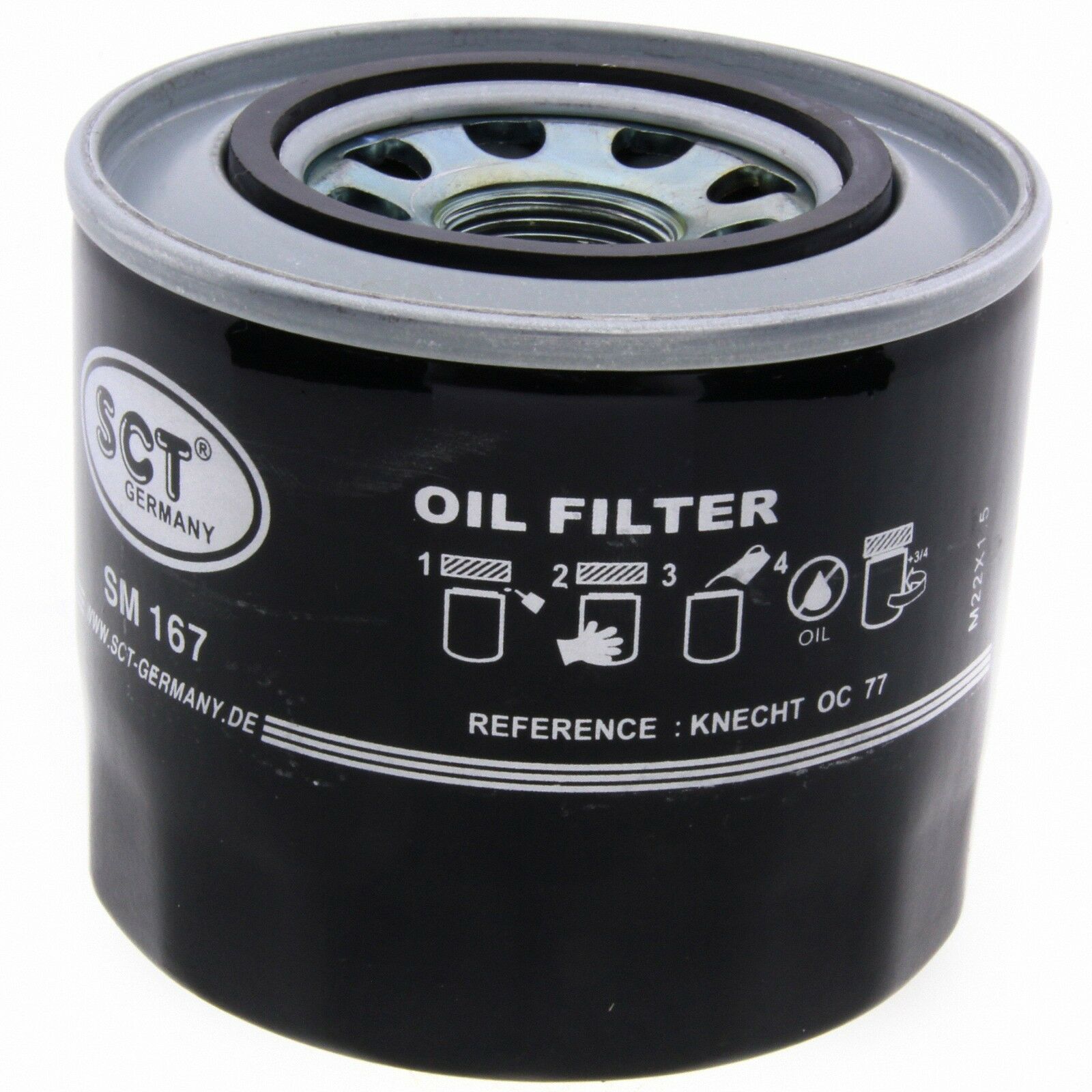SCT Ölfilter SM167 Filter Motorfilter Servicefilter Anschraubfilter Honda