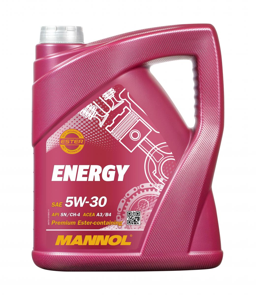 40 Liter (8x5) MANNOL Energy 5W-30 7511 API SN/CH-4 MB 229.3 VW 502.00 Motoröl 