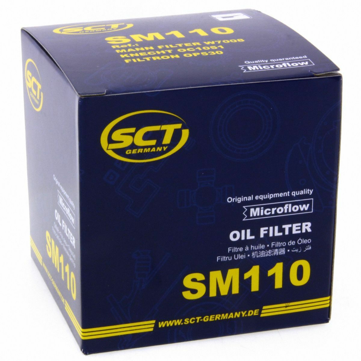 SCT Ölfilter SM110 Filter Motorfilter Servicefilter Anschraubfilter Alfa Romeo Chrysler Fiat Ford