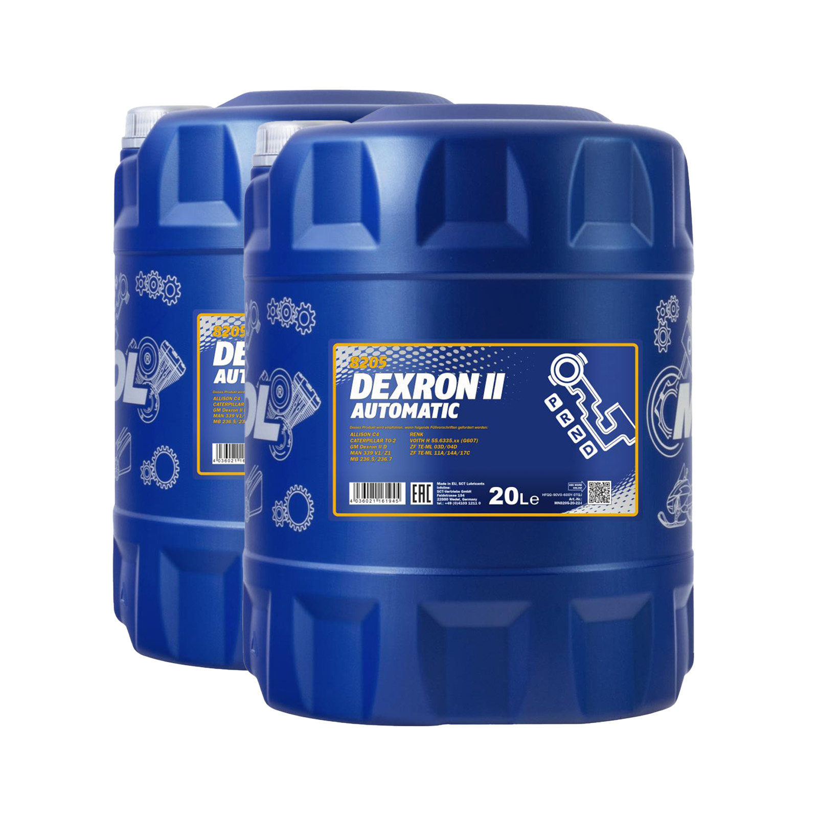 40 Liter MANNOL Dexron II Automatic Getriebeöl Automatikgetriebe Öl