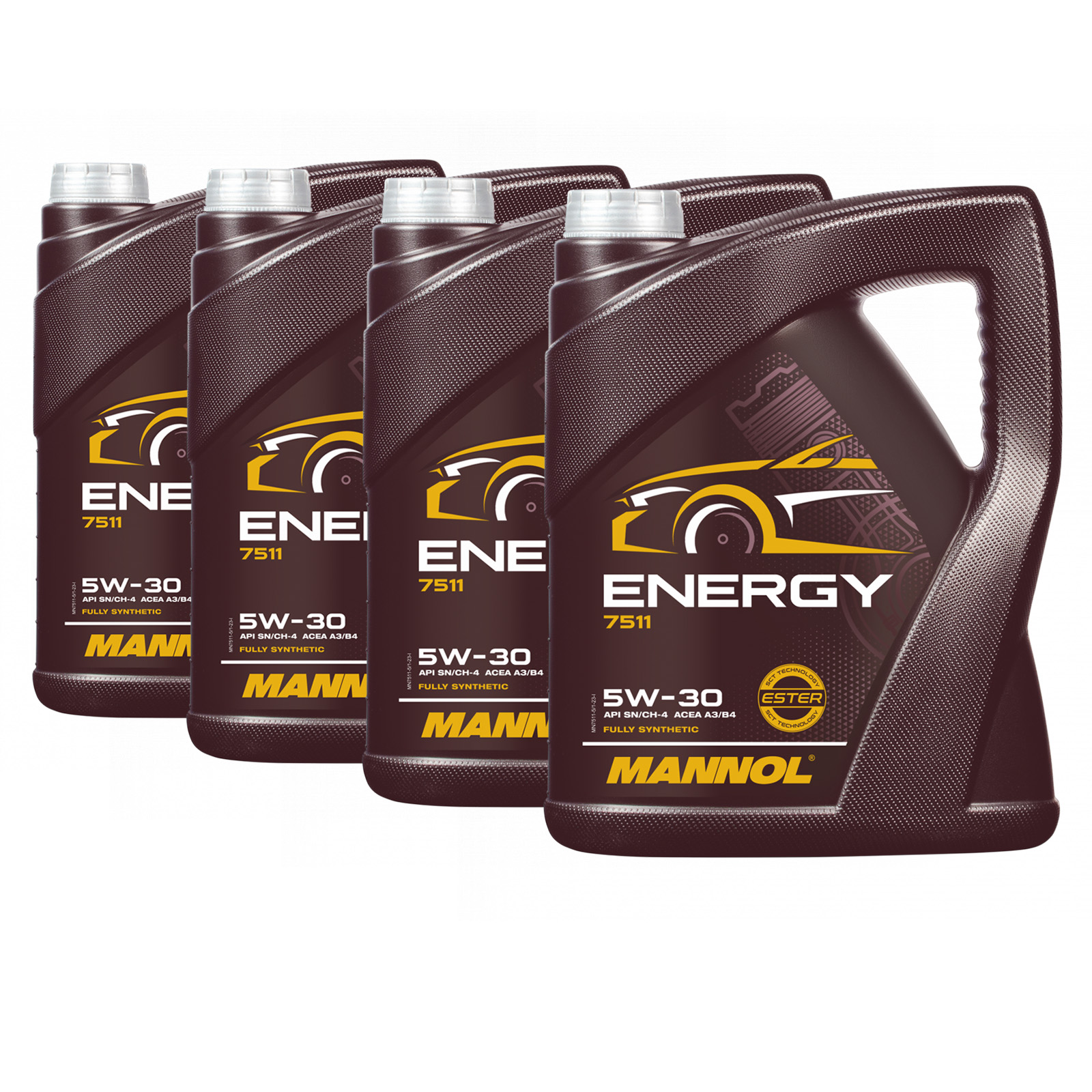 20 Liter (4x5) MANNOL Energy 5W-30 7511 API SN/CH-4 MB 229.3 VW 502.00 Motoröl