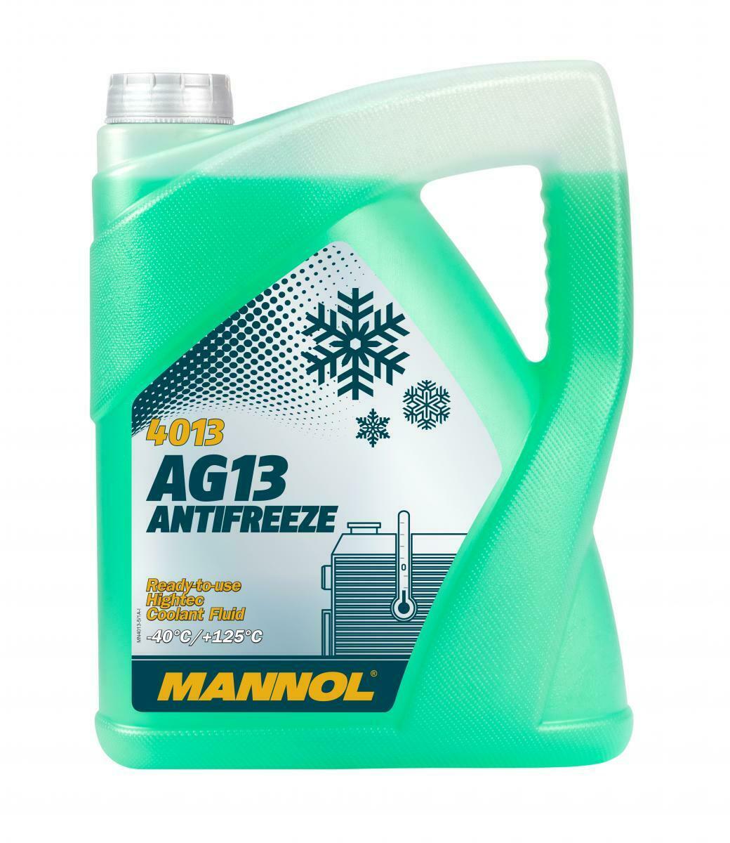 5 Liter MANNOL hightech Antifreeze AG13 Frostschutz Fertiggemisch grün -40°C G13