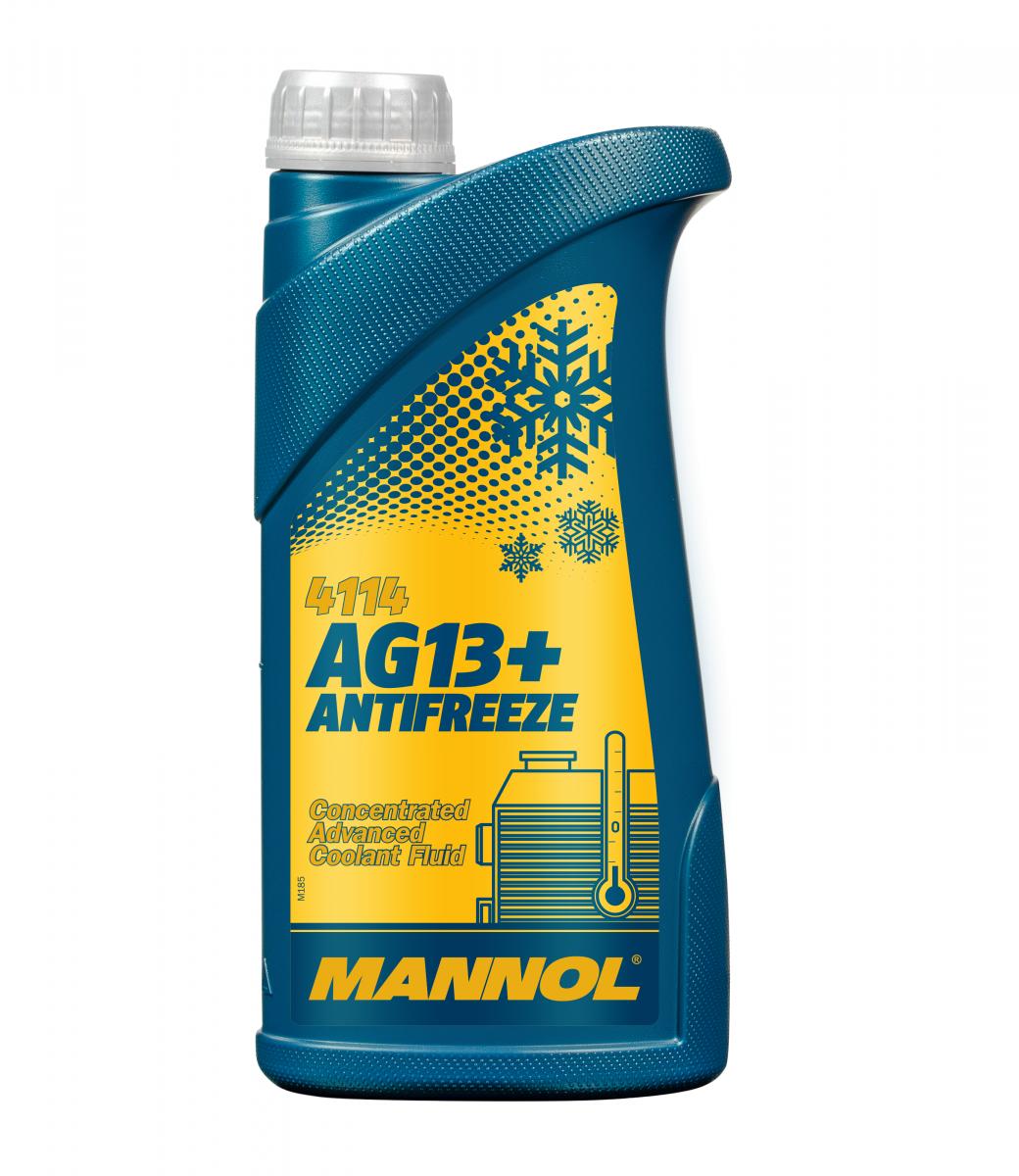 3 Liter (3x1) MANNOL AG13+ Kühlflüssigkeit Advanced Antifreeze Konzentrat gelb G13+