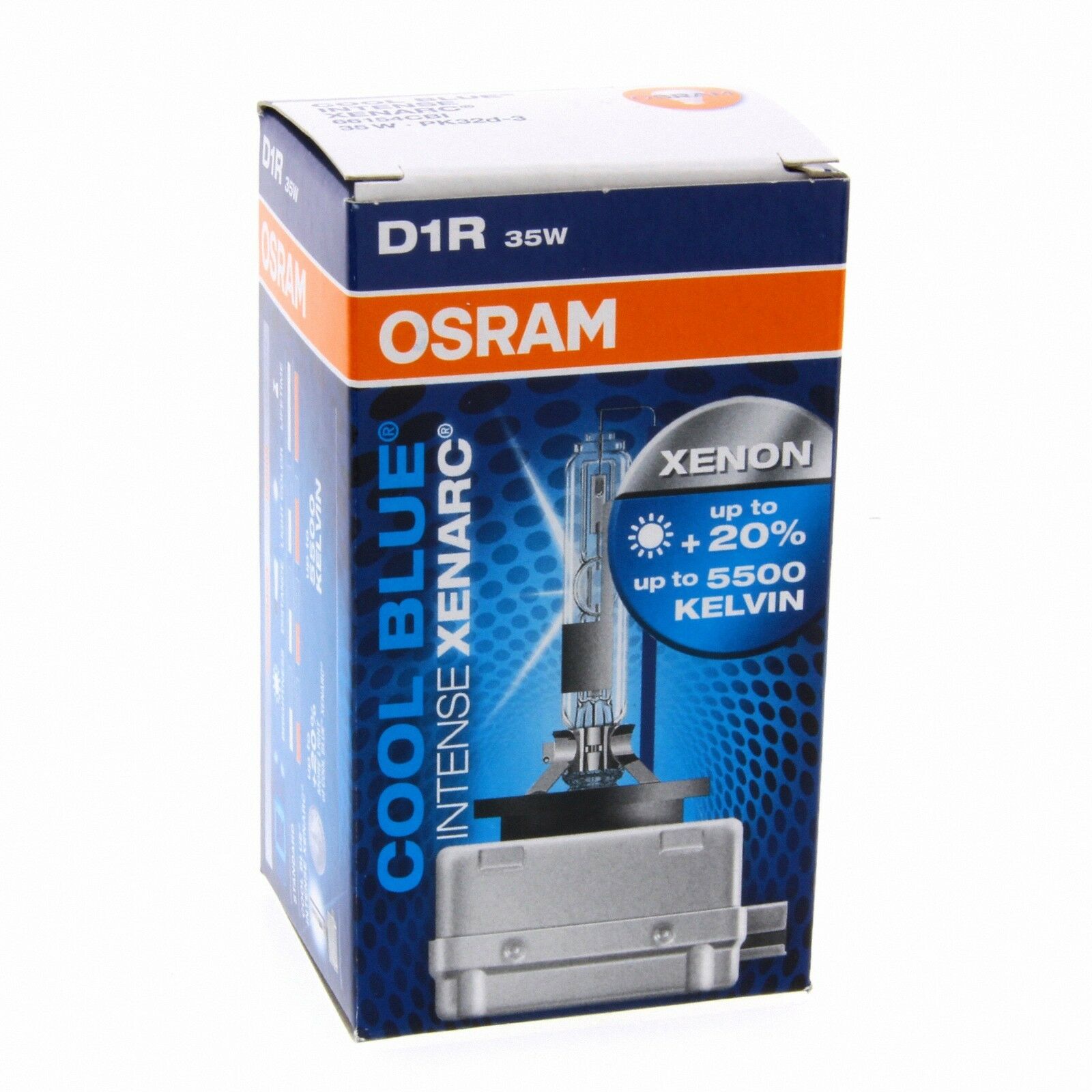 D1R OSRAM Cool Blue Intense 5500K Xenon Brenner 20% 66154CBI Single Box 1 Stück