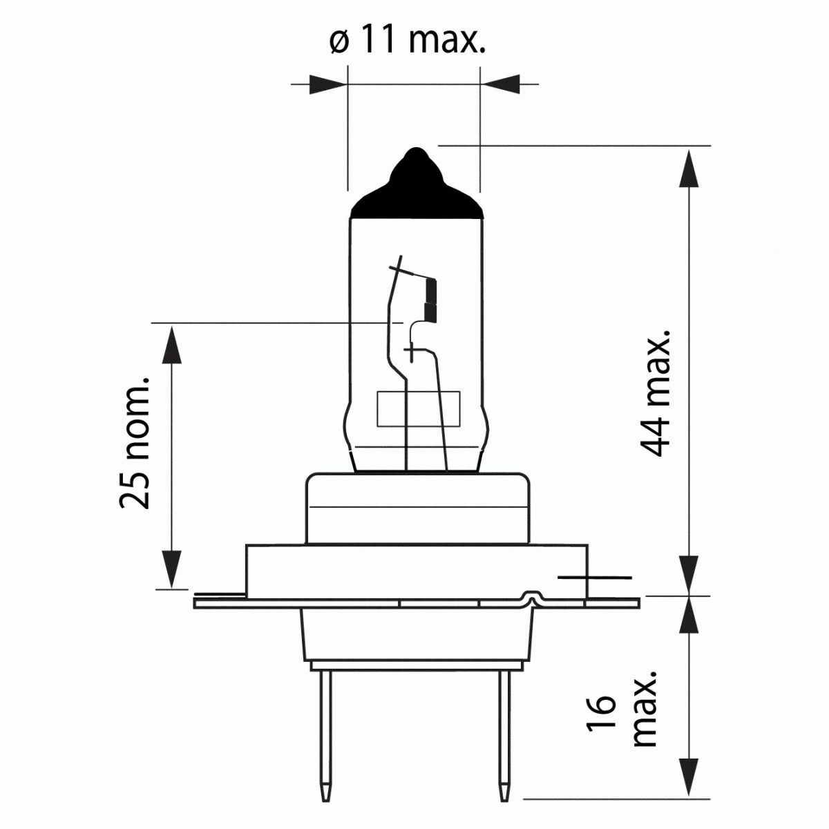 H7 OSRAM Super bis 30% mehr Licht Autolampe 64210SUP Single Box 1 Stück