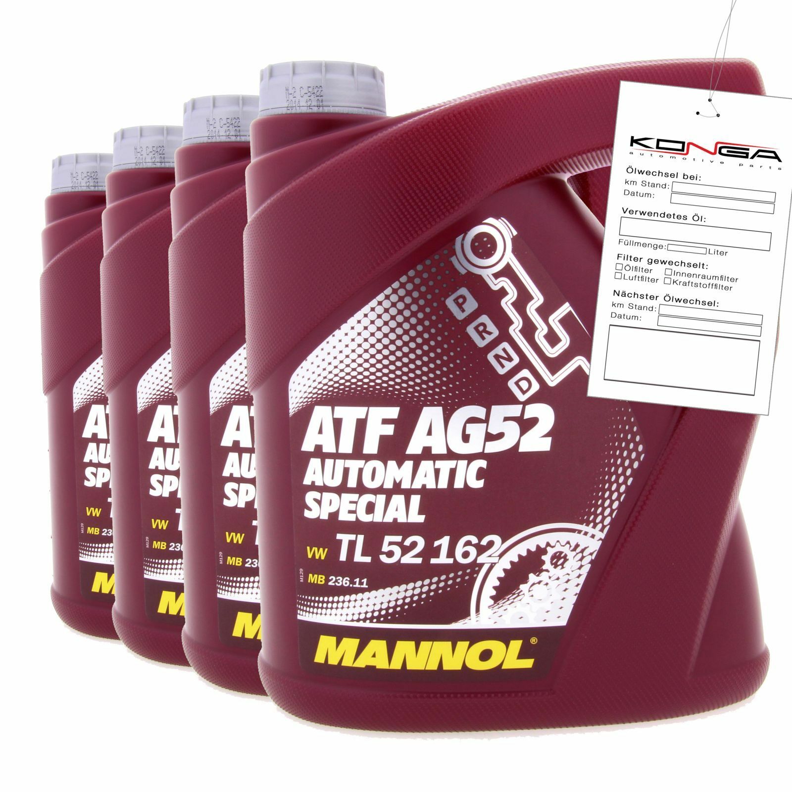 16 Liter (4x4) MANNOL ATF AG52 Automatic Special Getriebeöl Automatikgetriebe