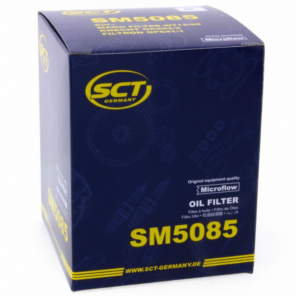SCT Ölfilter SM5085 Filter Motorfilter Servicefilter Audi Seat Skoda VW
