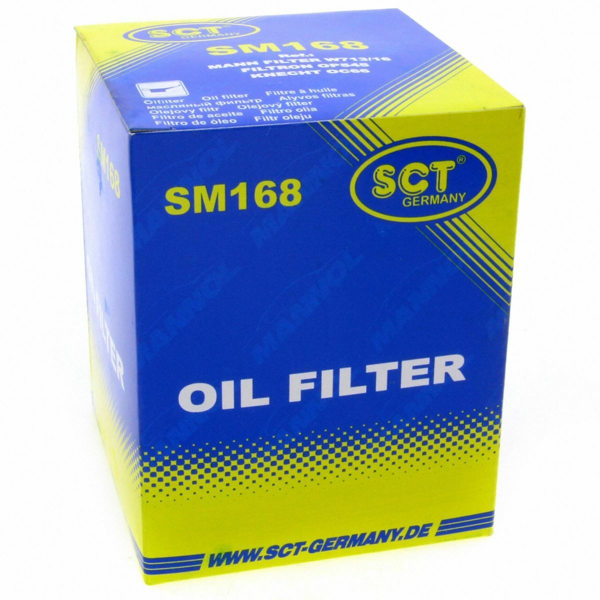 SCT Ölfilter SM168 Filter Servicefilter Anschraubfilter Alfa Romeo Autobianchi Citroën Fiat Smart Lancia