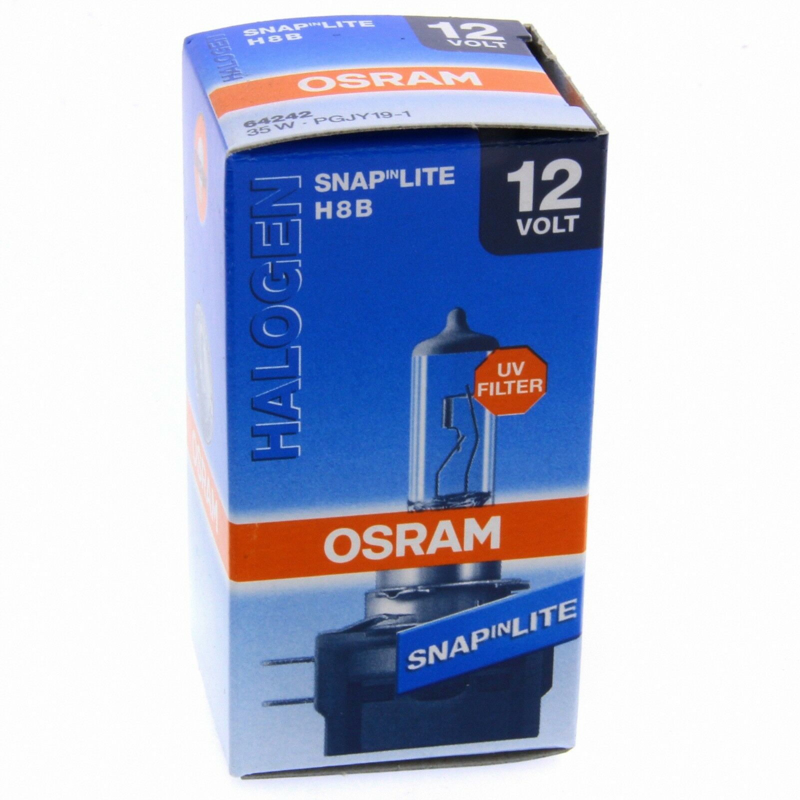 H8B OSRAM Original Line OEM 64242 Halogenlampe Autolampe Single Box 1 Stück