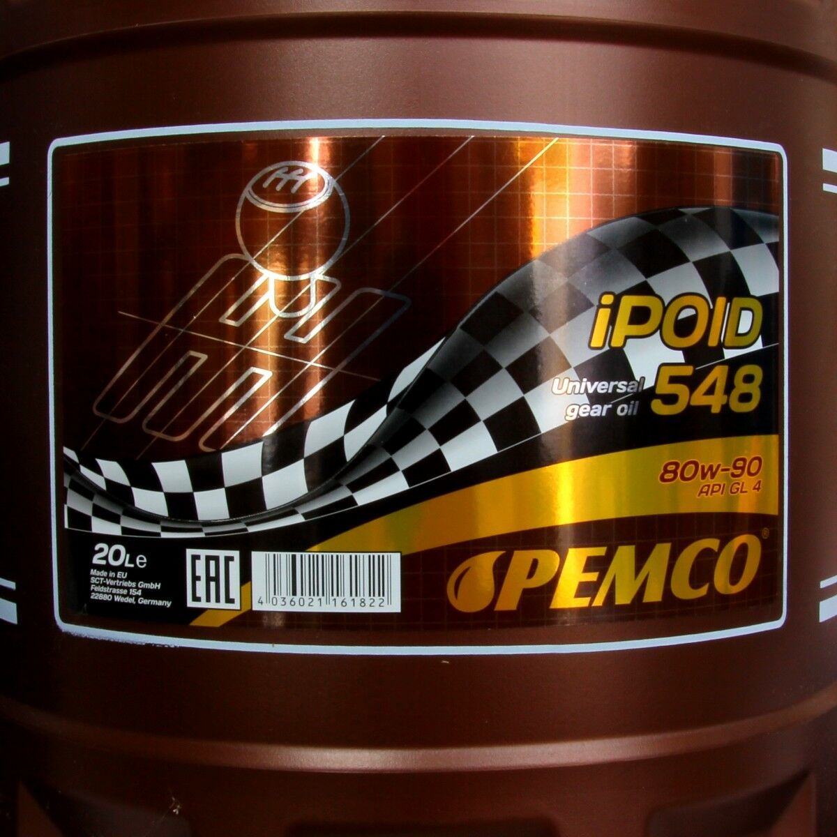10 Liter (10x1 L) PEMCO SAE 80W-90 iPOID 548 Getriebeöl Schmiermittel Lösung