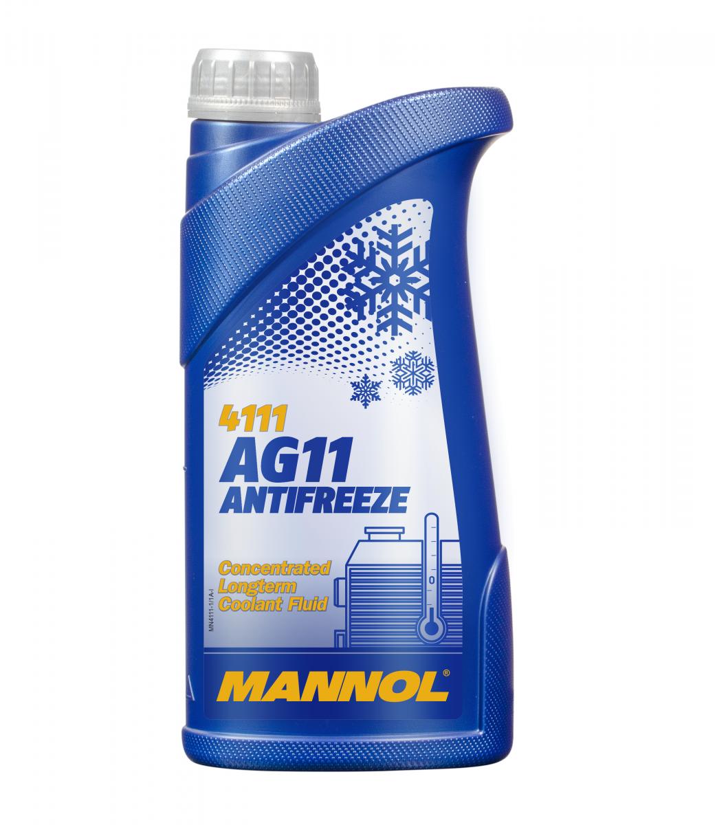 3 Liter (3x1) MANNOL Longterm Antifreeze AG11 Kühlerfrostschutz Konzentrat blau