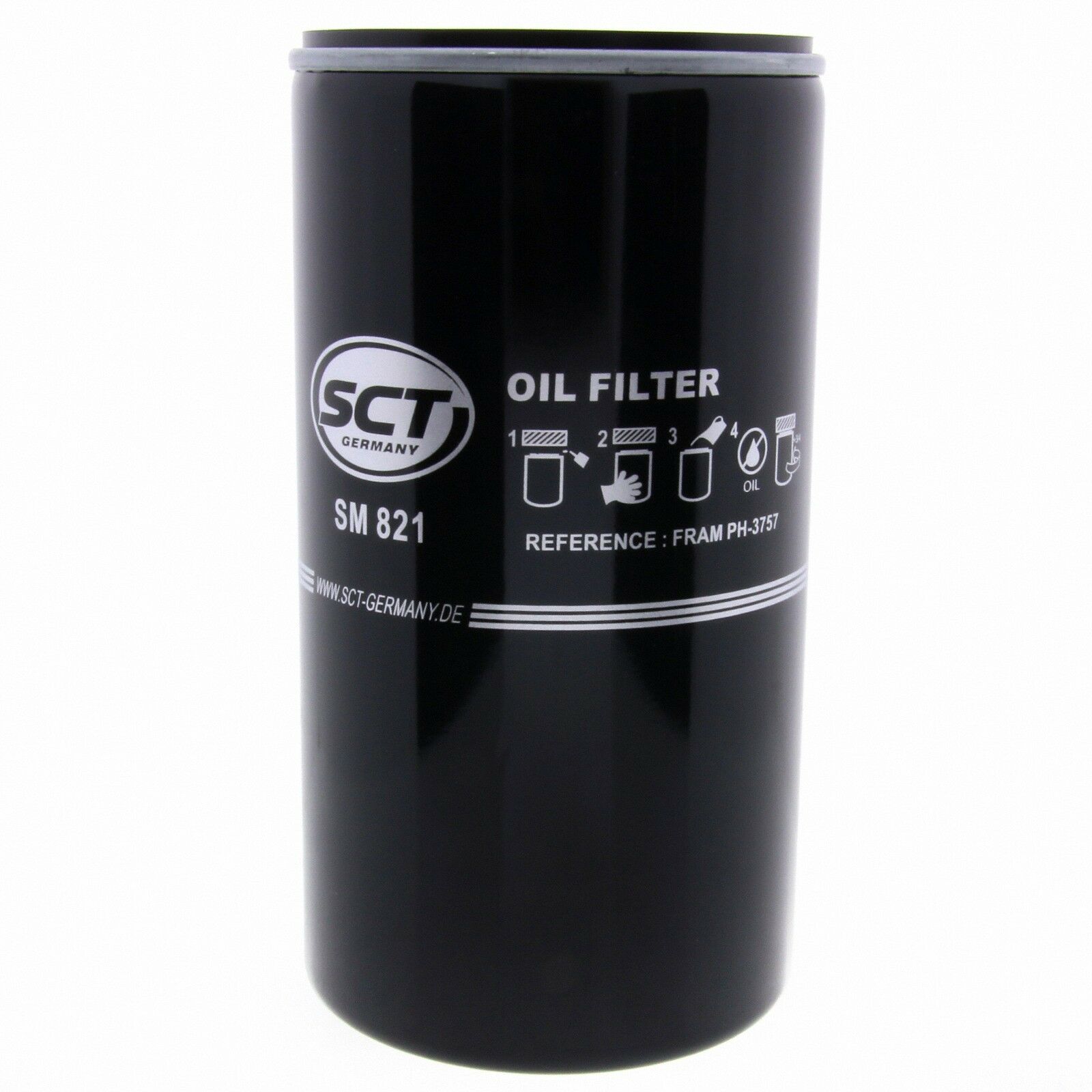 SCT Ölfilter SM821 Filter Motorfilter Servicefilter Anschraubfilter Dichtung