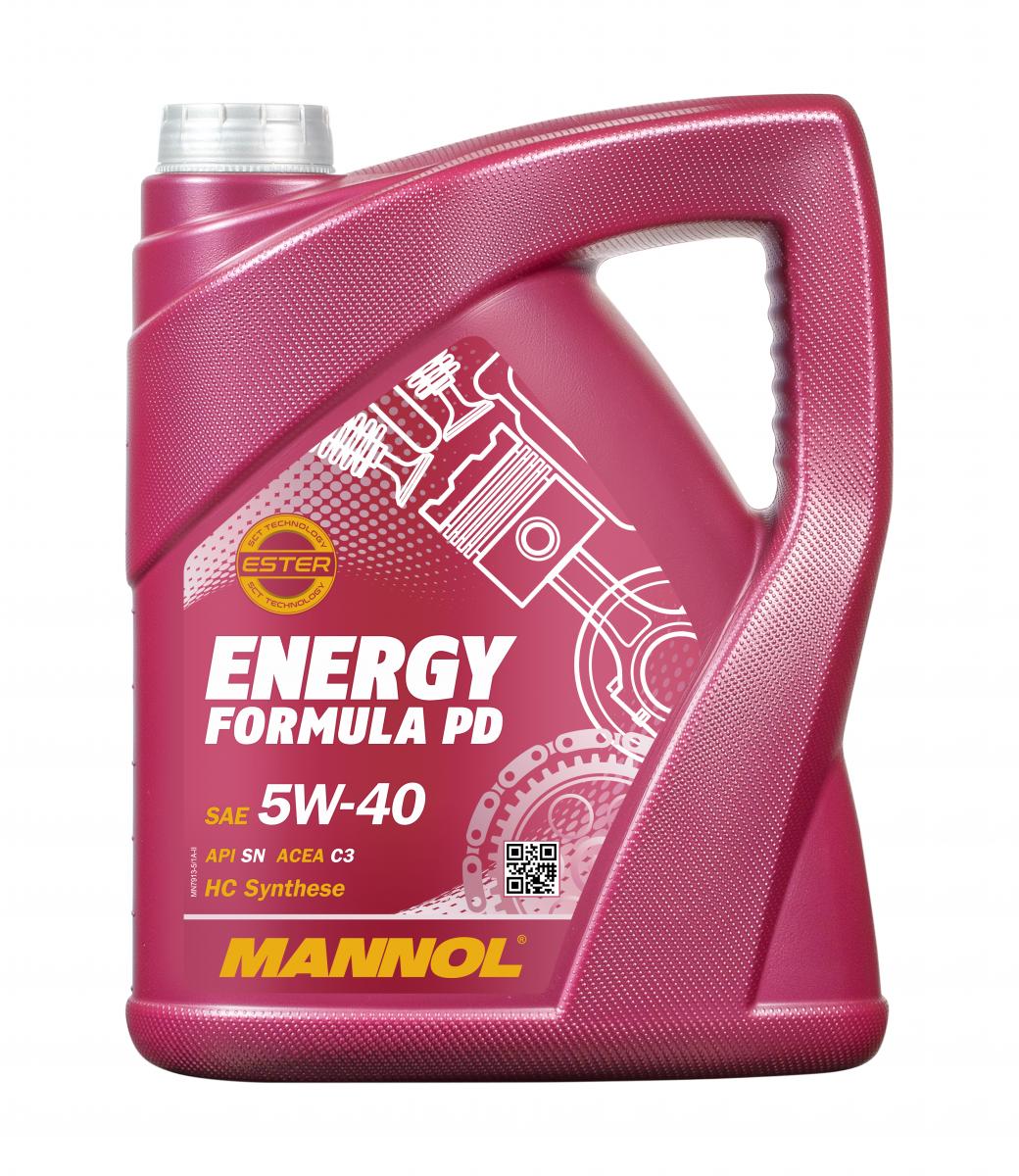 5 Liter MANNOL Energy Formula PD 5W-40 API SN Motoröl 5W40