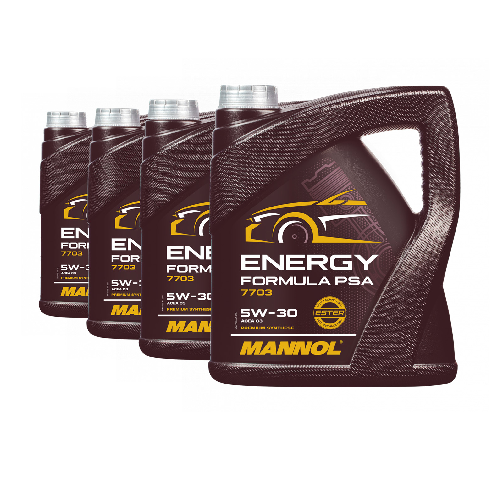 20 Liter (4x5) MANNOL Energy Formula FR 7707 5W-30 API SN ACEA A5/B5 Motoröl