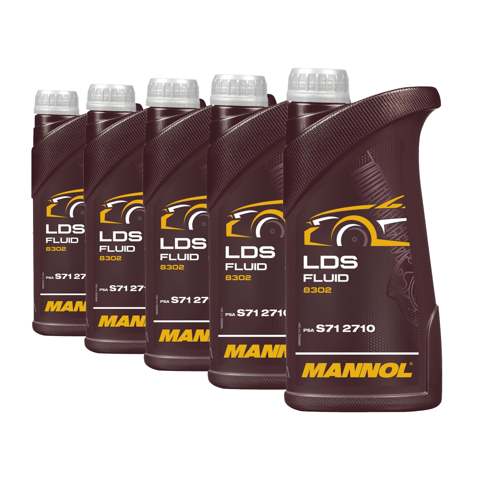 5 Liter (5x1) MANNOL LDS Fluid 8302 Hydraulikflüssigkeit DIN 51 524-3 