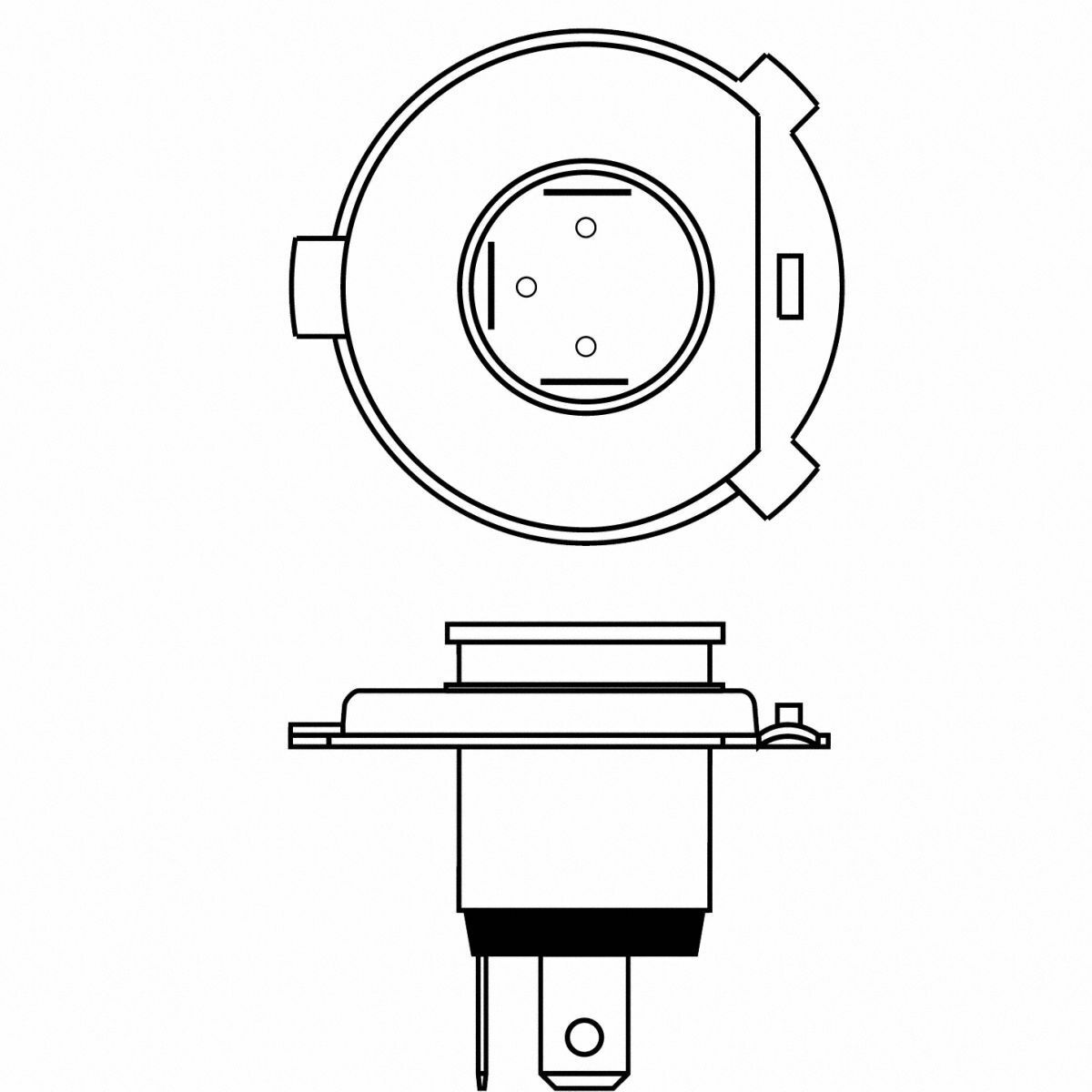 H4 Philips MasterDuty 2x Longlife LKW 24V Halogenlampe 13342MD Box 1 Stück