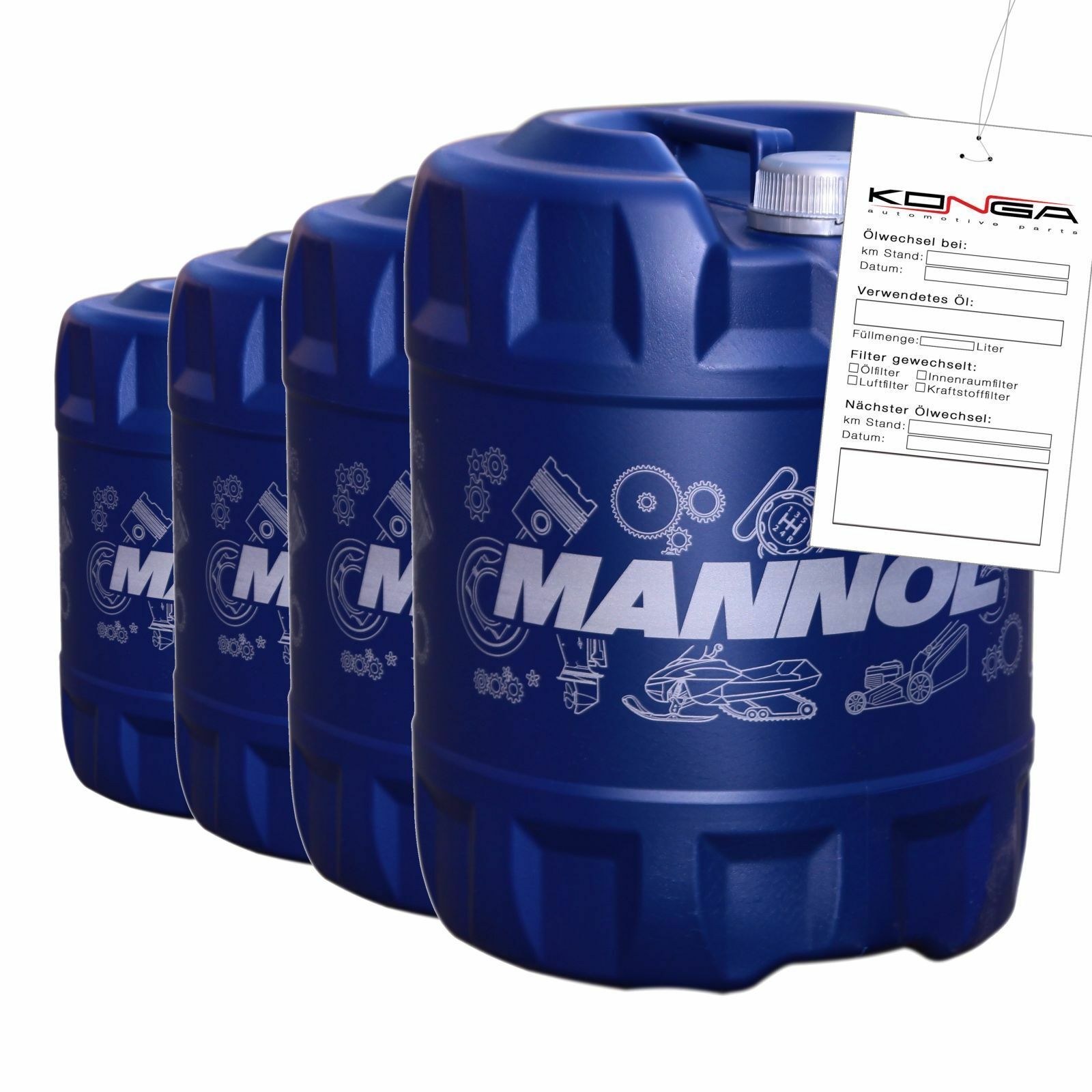 80 Liter (4x20) MANNOL Diesel Turbo 5W-40 5W40 API CI-4/SN Motoröl ÖL 4036021160962