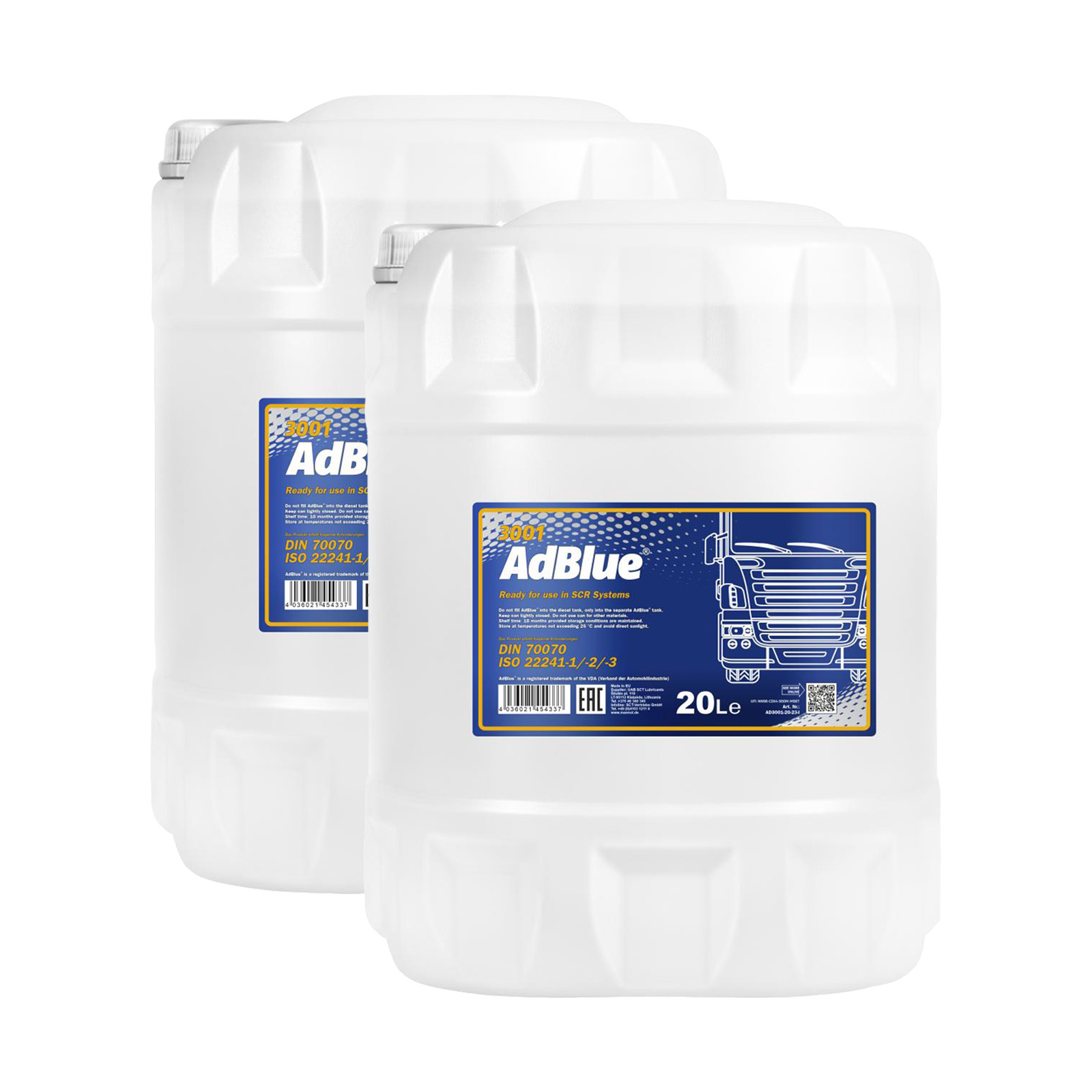 40 Liter MANNOL ready-to-use AdBlue® SCR Diesel TDI Additiv Harnstofflösung