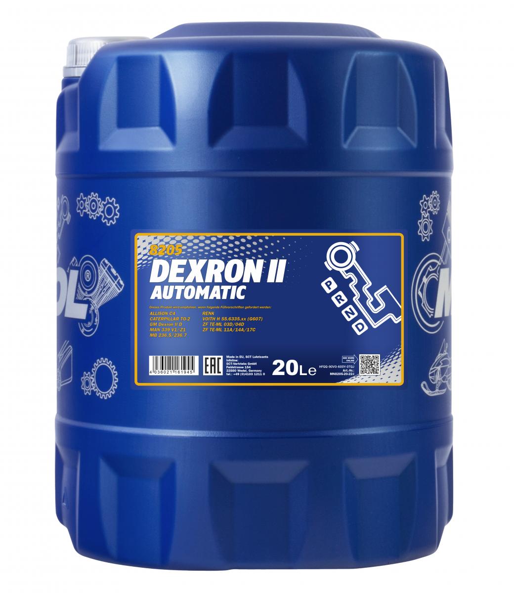 80 Liter MANNOL Dexron II Automatic Getriebeöl Automatikgetriebe Öl