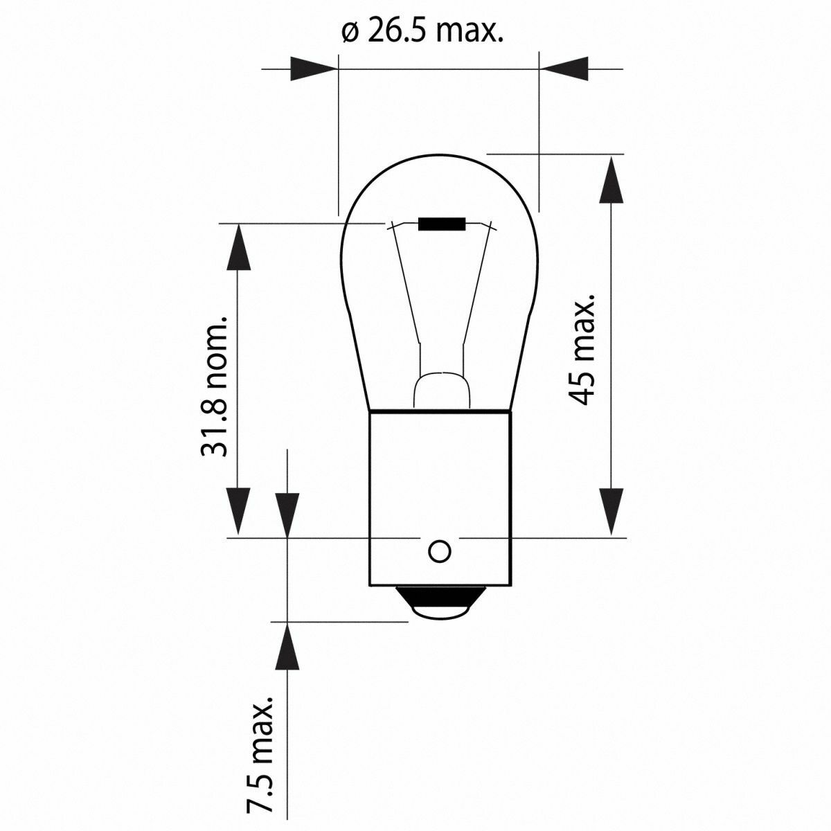 P21W Philips MasterDuty 2x Longlife LKW 24V Halogenlampe 13498MD 10er Box Pack