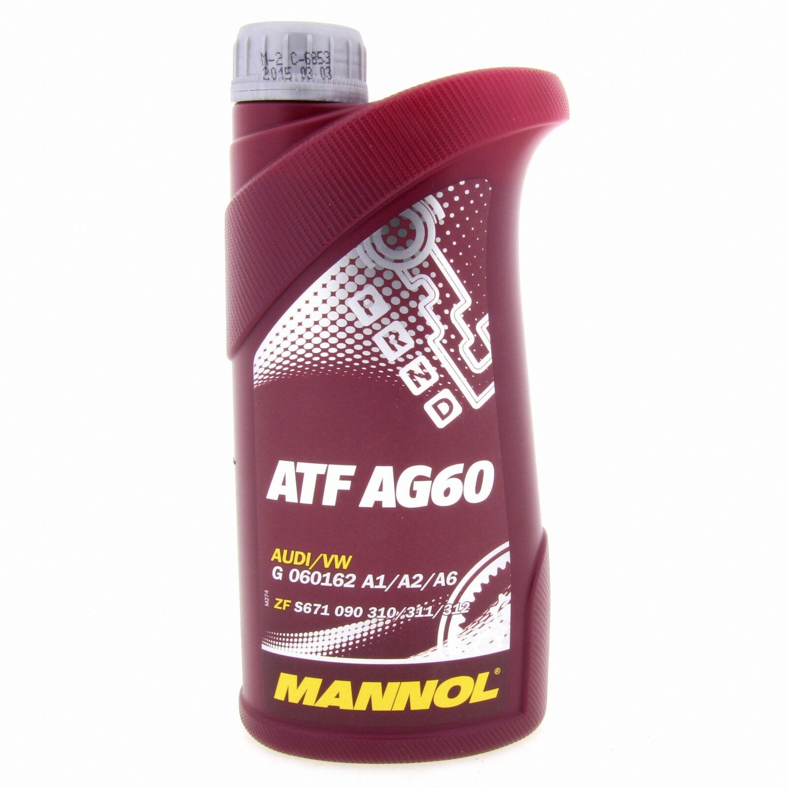 1 Liter MANNOL ATF AG60 Getriebeöl Automatikgetriebe Öl 4036021103044