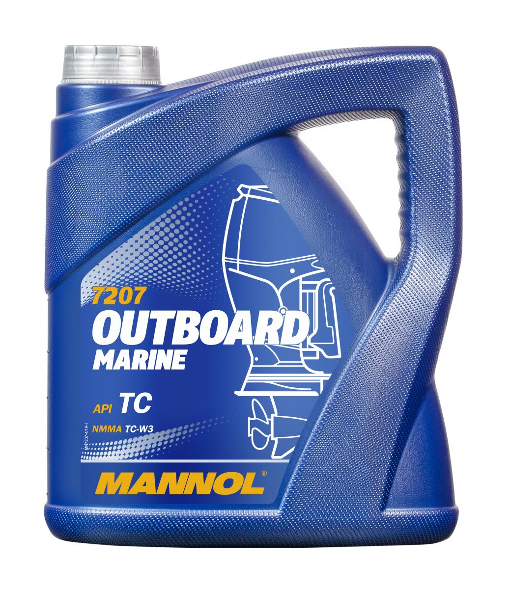 4 Liter MANNOL 7207 Outboard NMMA TC-W3 Marine 2-Takt Außenborderöl API TC