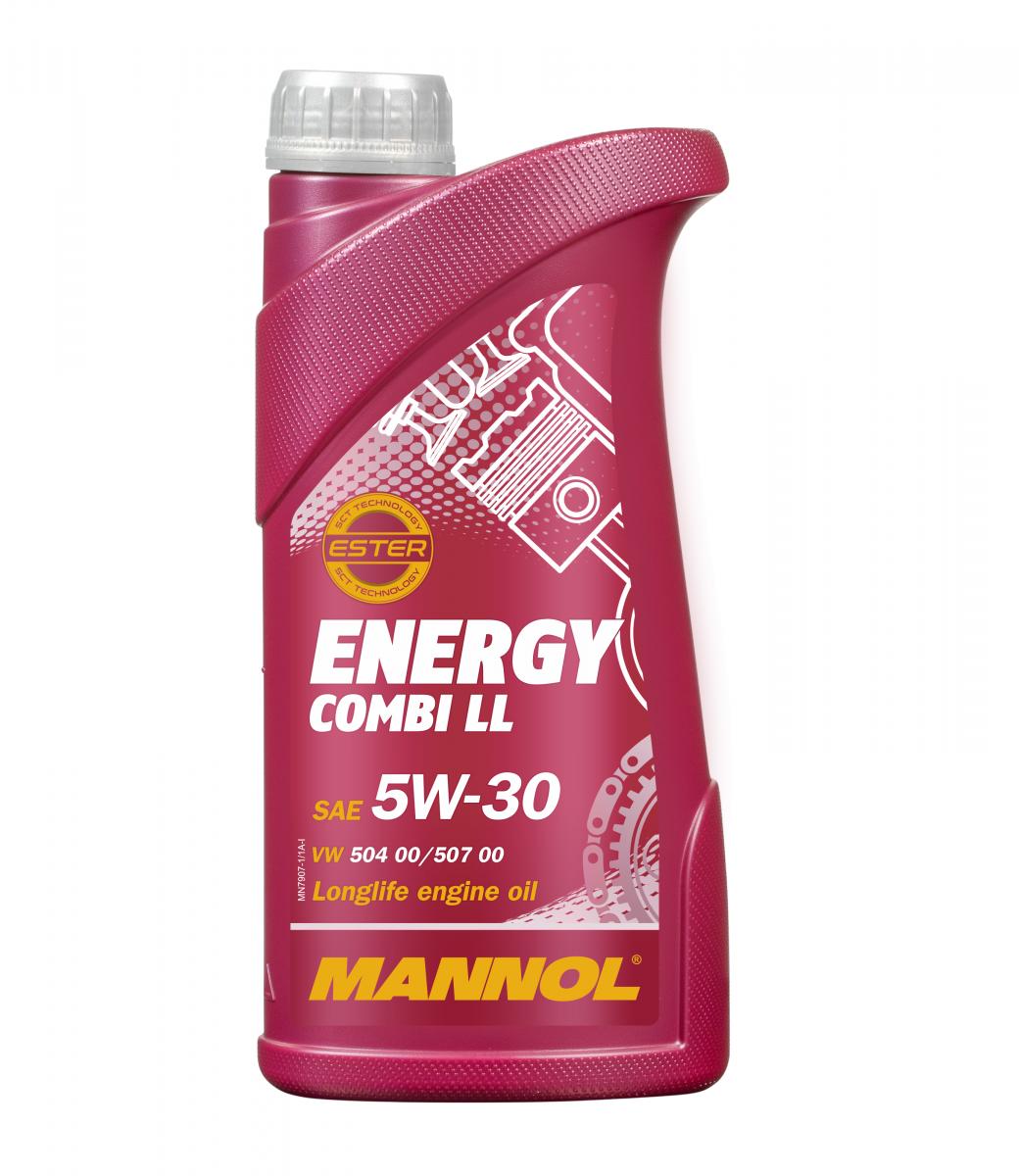 5 Liter (5x1) MANNOL Energy Combi LL 5W-30 API SN Motoröl 5W30 4036021101309