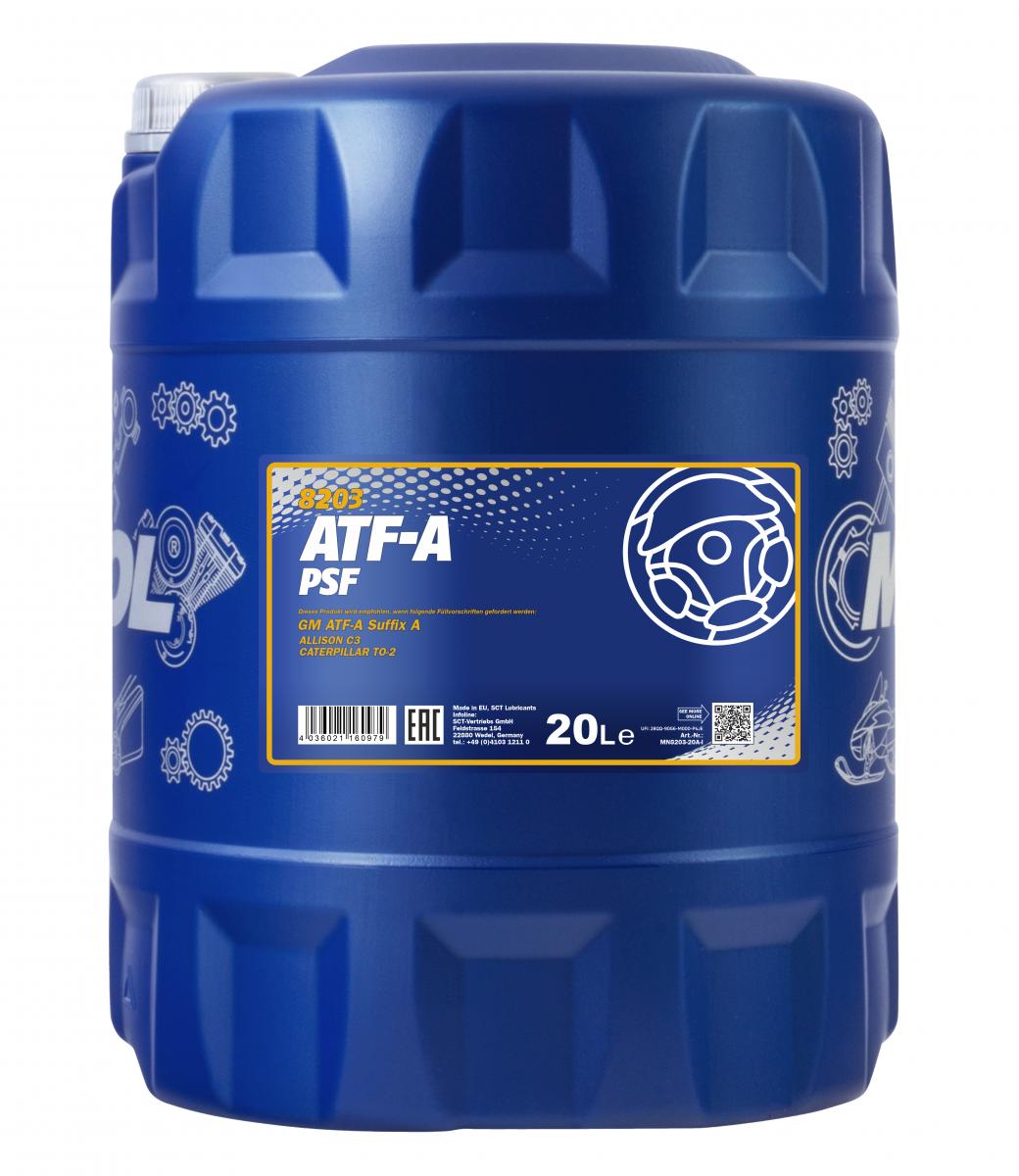 40 Liter MANNOL ATF-A Automatic Fluid Getriebeöl Automatikgetriebe Öl