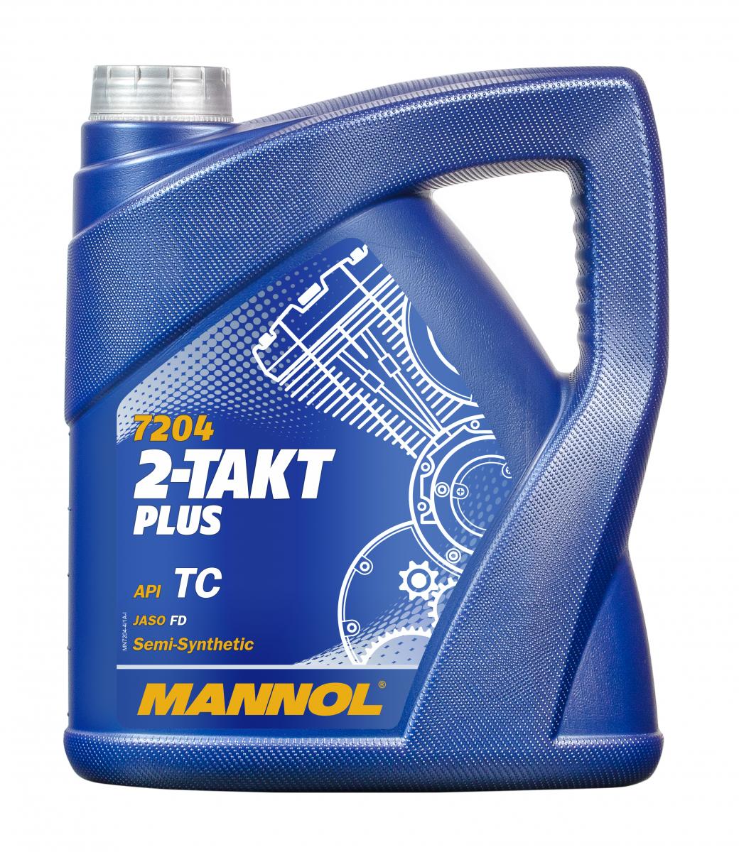 4 Liter MANNOL 2-Takt Plus 7204 API TC JASO FD ISO L-EGD TISI Motoröl 