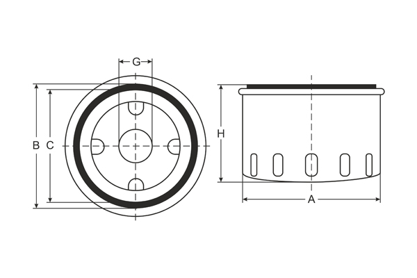 SCT Ölfilter SM5774 Filter Motorfilter Servicefilter Anschraubfilter Iveco Mitsubishi